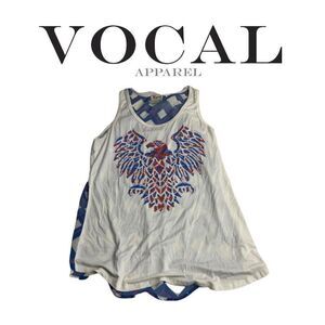 Vocal White Eagle Top. Sz S